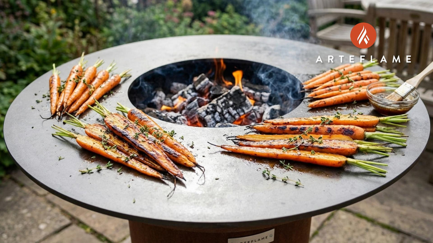 Smoky Sweet Perfection: Maple Glazed Grilled Maine Carrots Recipe