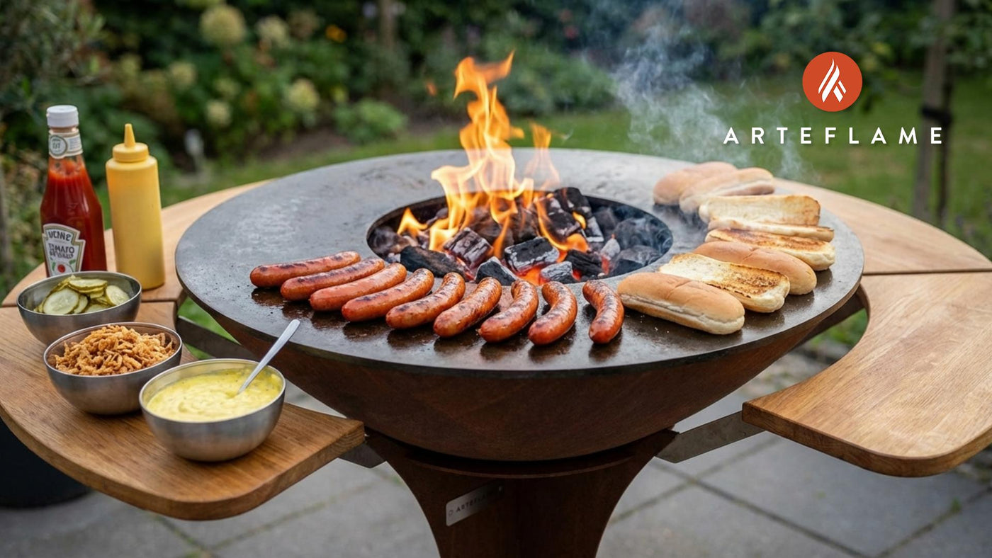 Authentic Danish Grilled Sausages (Rød Pølse) with Homemade Remoulade