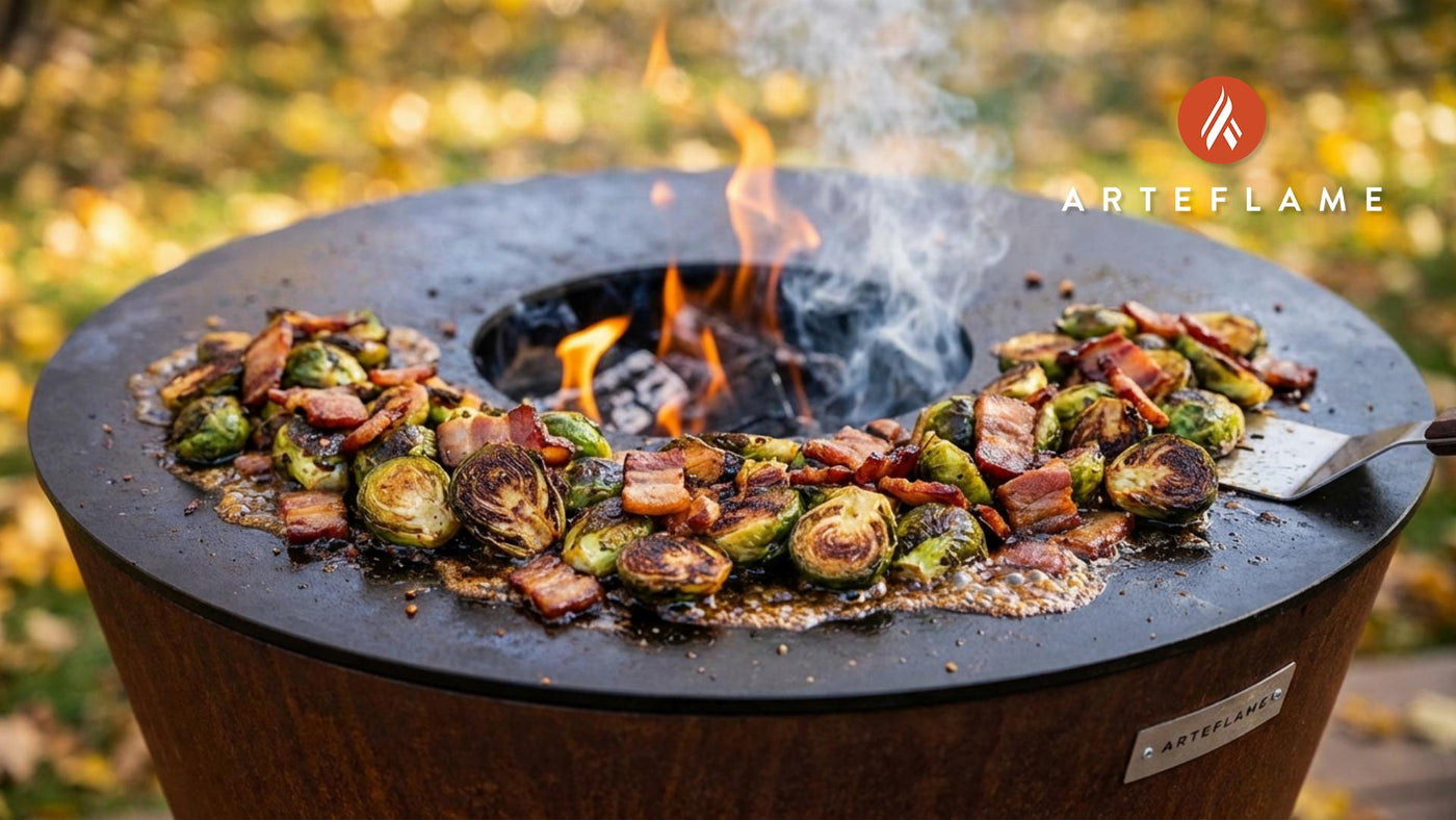 Tennessee Charred Brussels Sprouts with Bacon: An Arteflame Feast