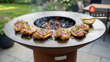 Authentic Kansas Style Grilled Honey Mustard Chicken for the Arteflame