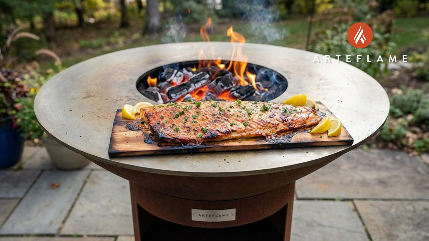 Vermont Smoky Maple Cedar Plank Salmon on the Arteflame Grill