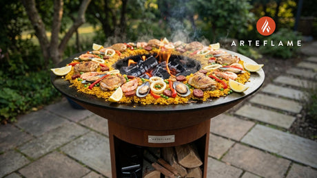 Grilled Paella on the Arteflame: A Flavor-Packed Outdoor Cooking Experience