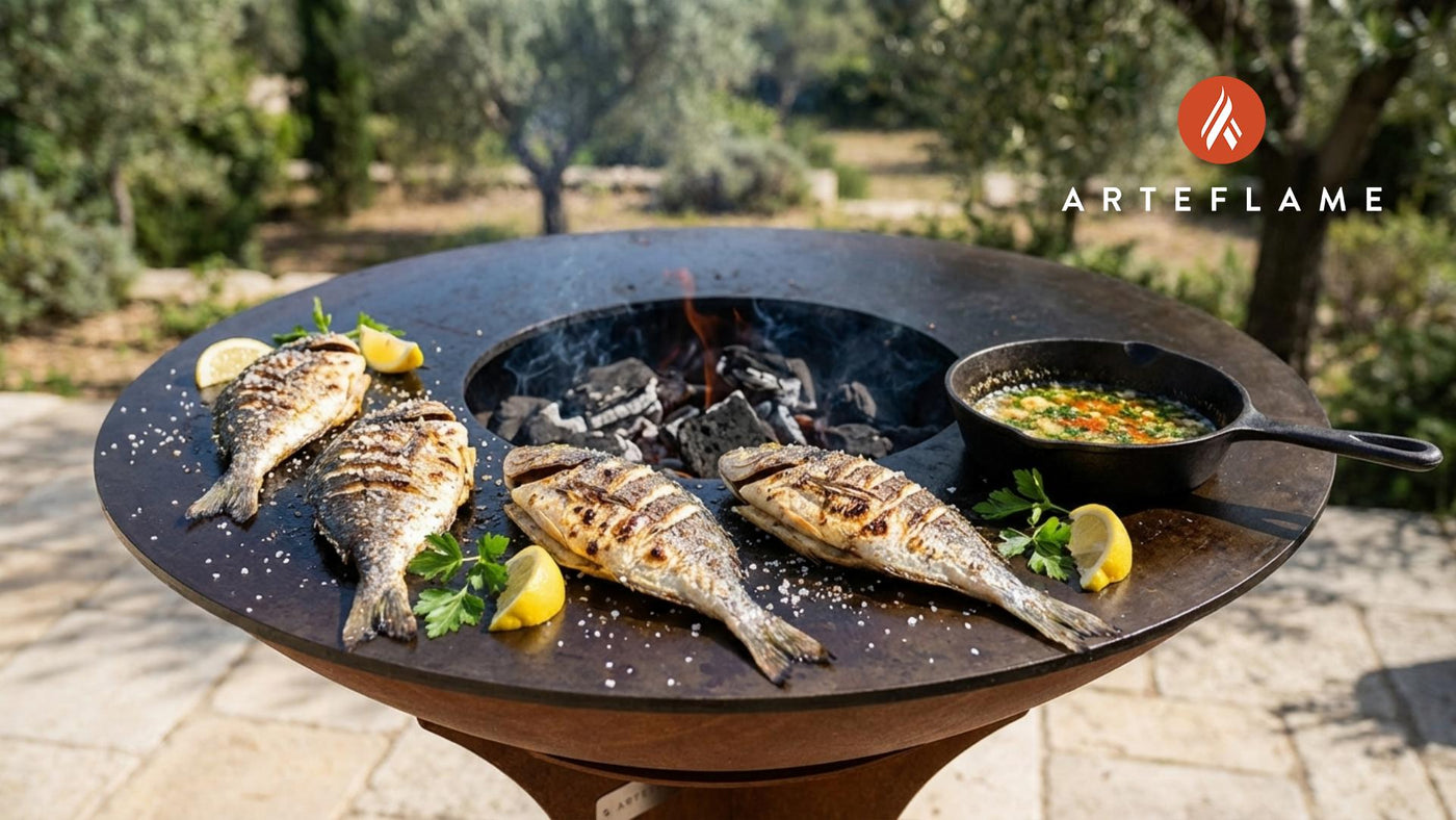 Authentic Portuguese Charcoal Grilled Sea Bream (Dourada)