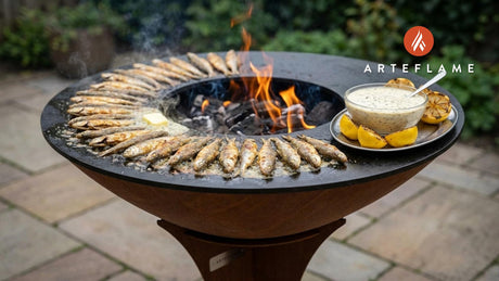 Crispy Seared Dutch Smelt with Zesty Remoulade on the Arteflame Grill