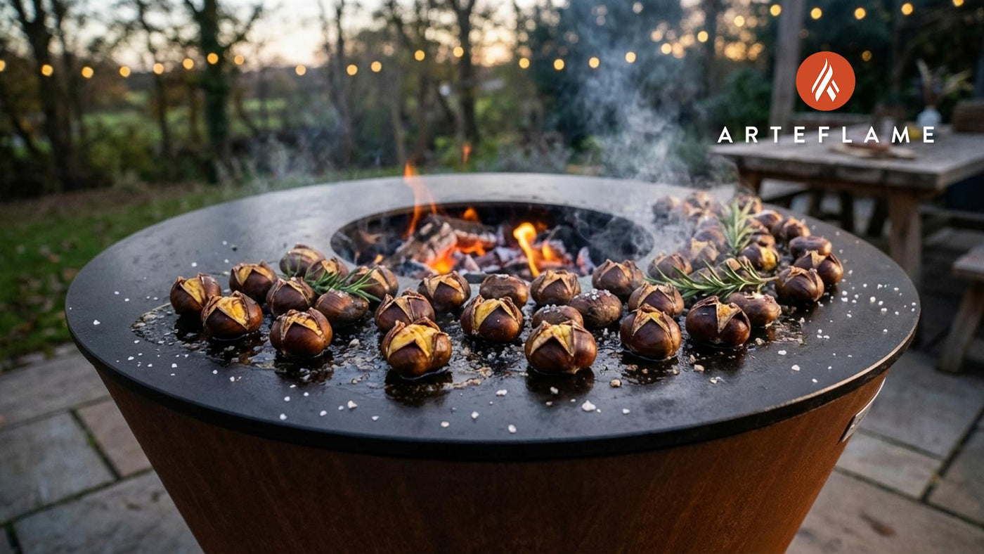 Fire Roasted Chestnuts with Welsh Sea Salt: The Ultimate Arteflame Holiday Appetizer