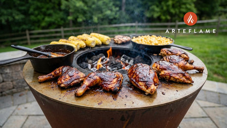 New Hampshire Maple Bourbon BBQ Chicken on the Arteflame Grill