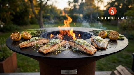 Perfectly Seared Irish Trout with Garlic Herb Butter on the Arteflame
