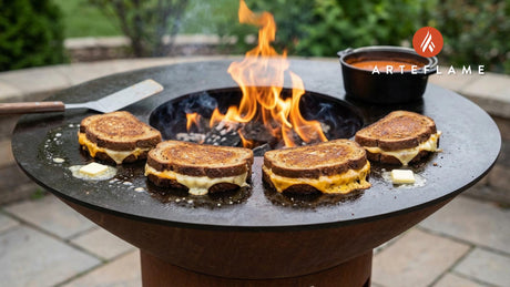 Smoky Wisconsin Rye Grilled Cheese on the Arteflame Grill