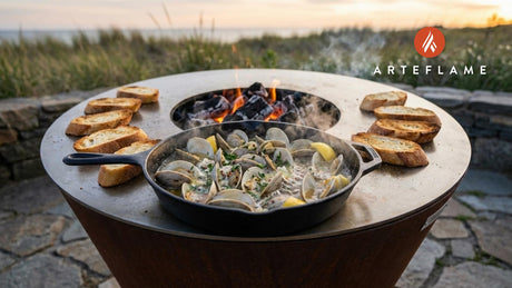 Maine-Style Grilled Beer Steamed Clams | Arteflame Grill Recipe
