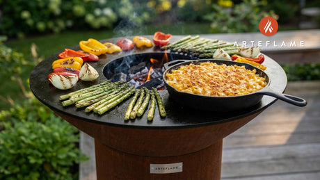 Smoky Grilled Vermont Cheddar Mac & Cheese Recipe | Arteflame Grill
