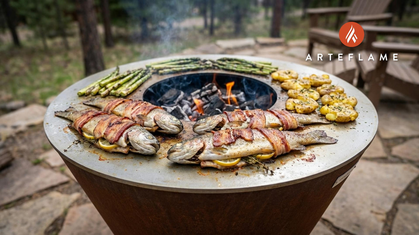 Smoky Nevada Grilled Trout Recipe for the Arteflame Grill