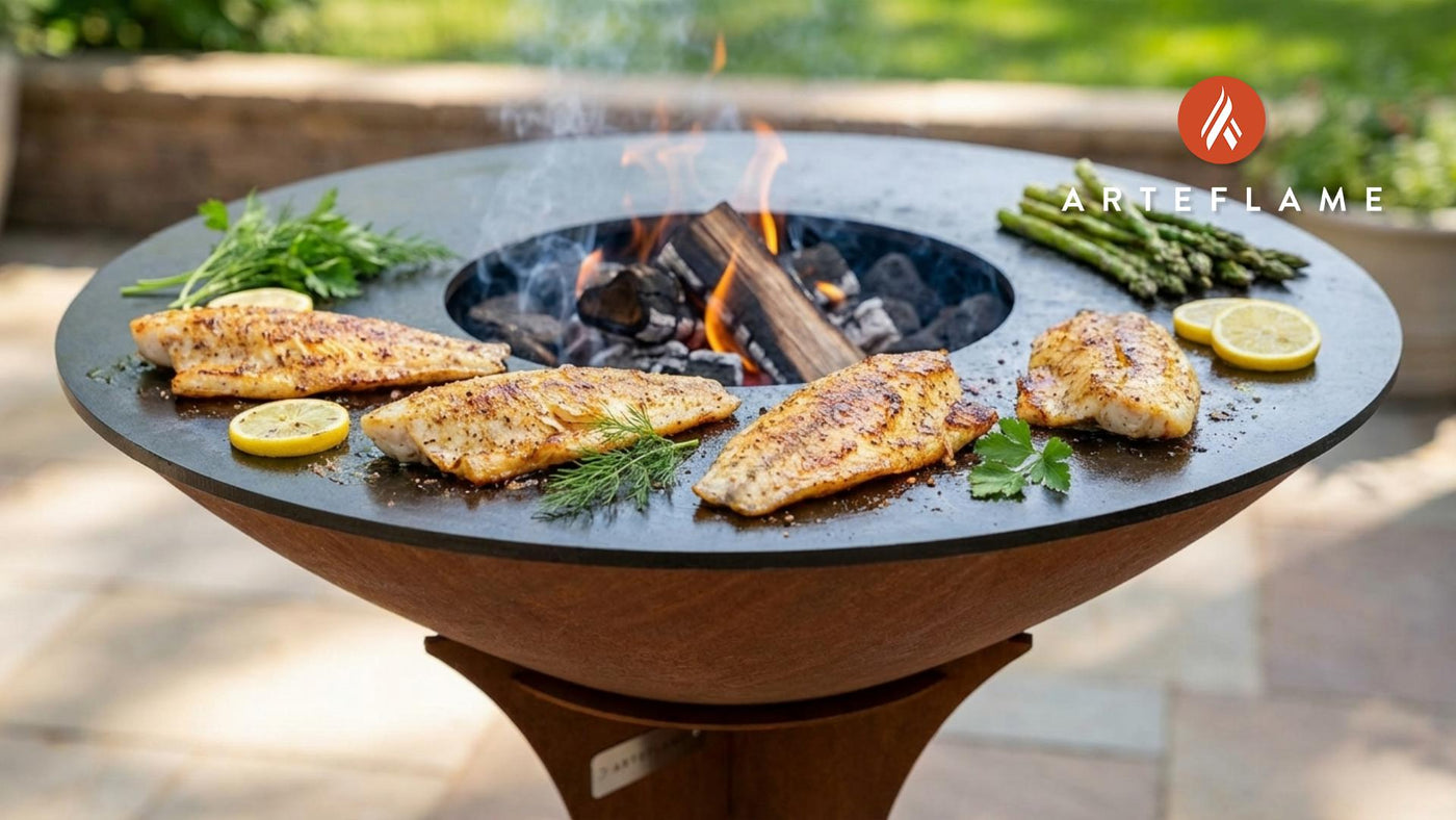 Maryland Grilled Blue Catfish with Lemon and Herbs