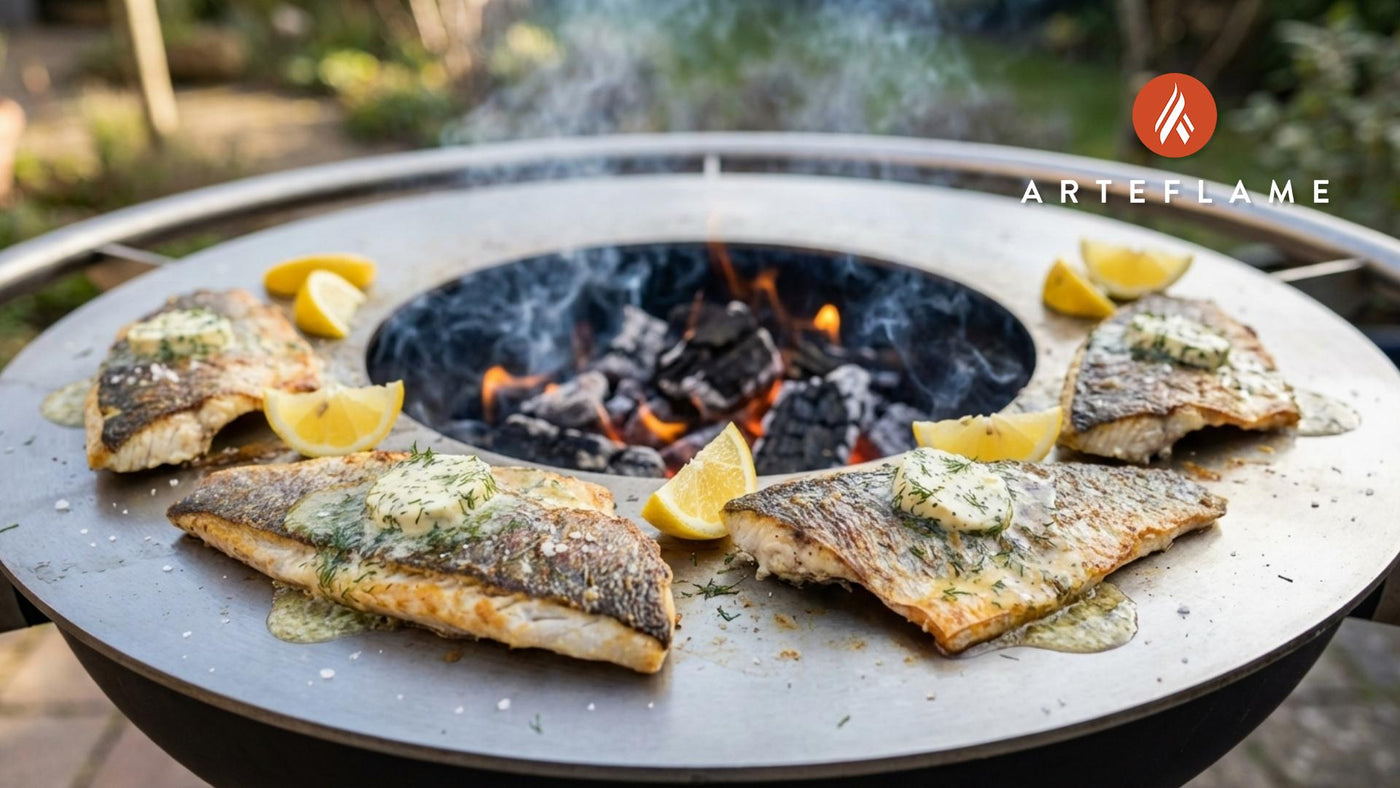 Grilled Norwegian Pike Fillets with Creamy Horseradish Butter