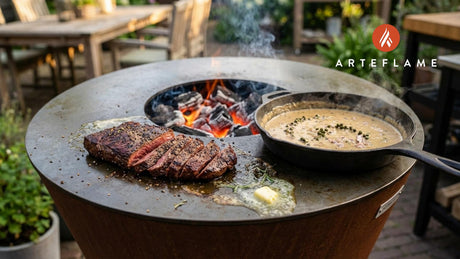 Authentic Danish Peppered Flat Iron Steak Recipe for Arteflame Grills