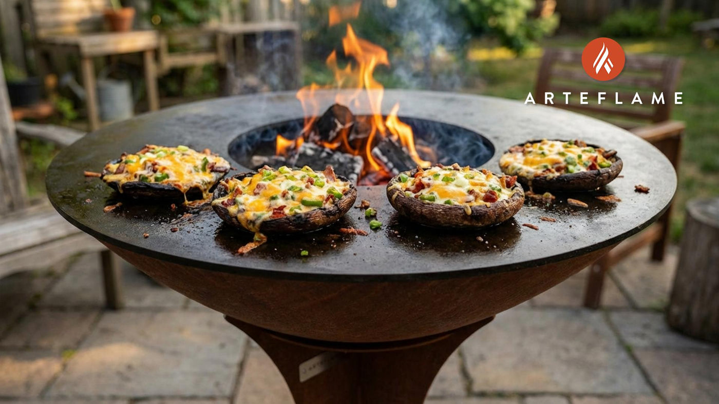 Smoky Texas-Style Grilled Stuffed Portobello Mushrooms