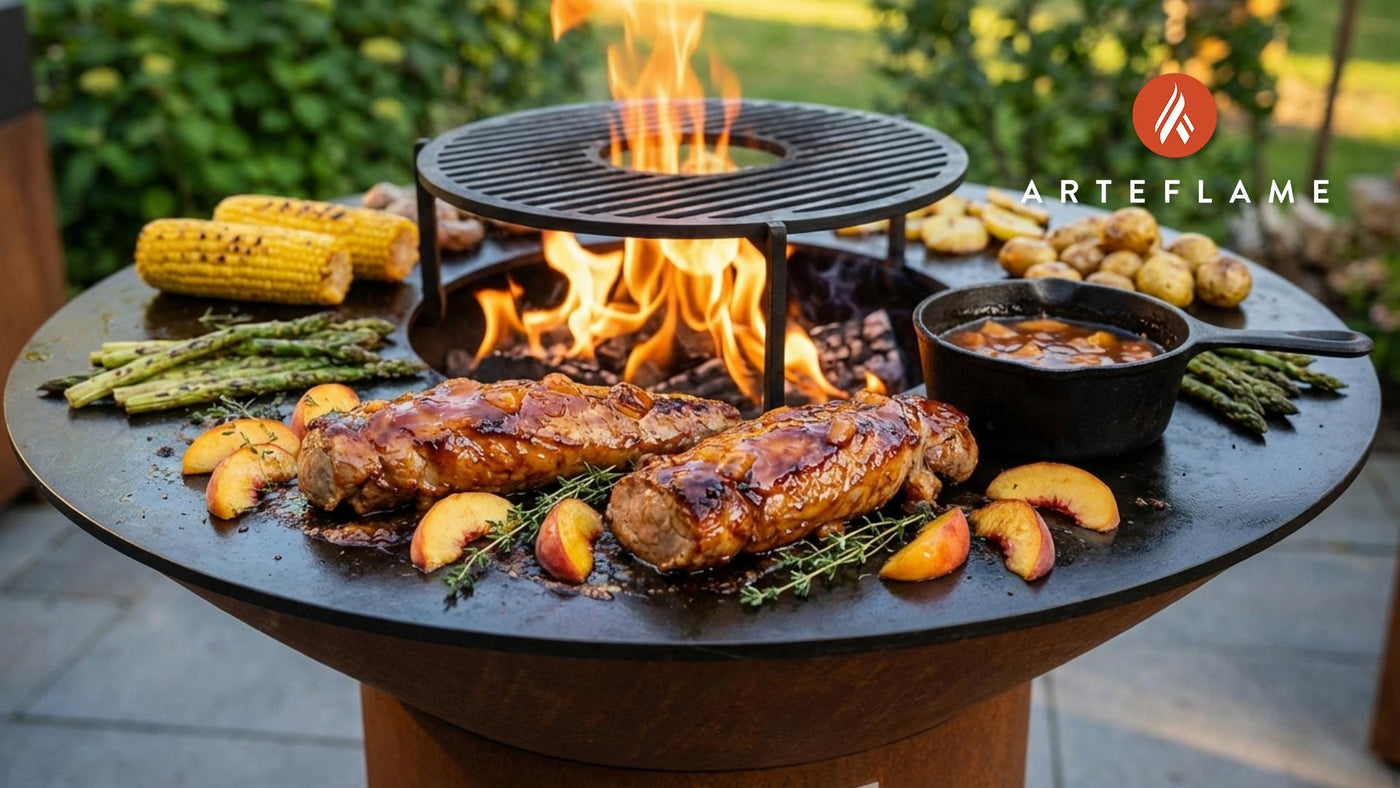 Arkansas-Style Grilled Peach Glazed Pork Tenderloin