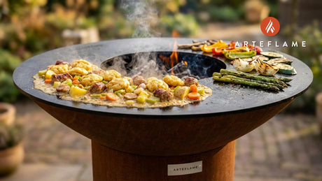 Grilled North Dakota Knoephla & Sausage: A Hearty Arteflame Feast