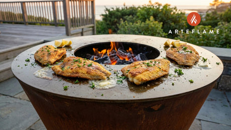 Authentic North Carolina Calabash Style Grilled Flounder
