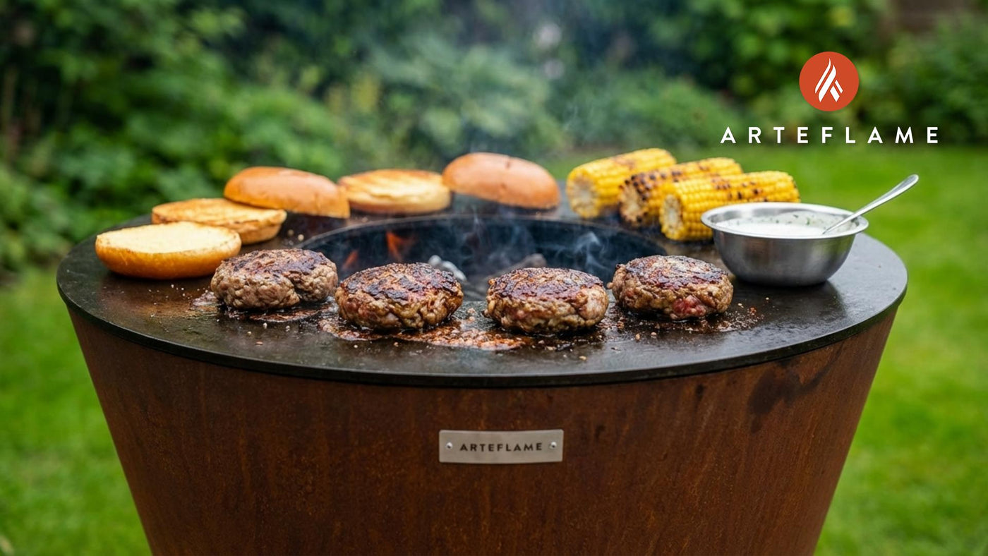 Grilled Welsh Lamb Burgers with Fresh Minted Yoghurt