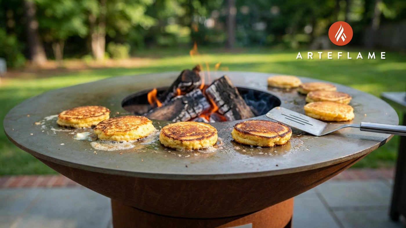 South Carolina Grilled Cornbread Cakes: A Crispy Arteflame Classic