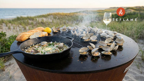 Authentic Massachusetts Shoreline Smoked Clams Recipe for Arteflame Grills