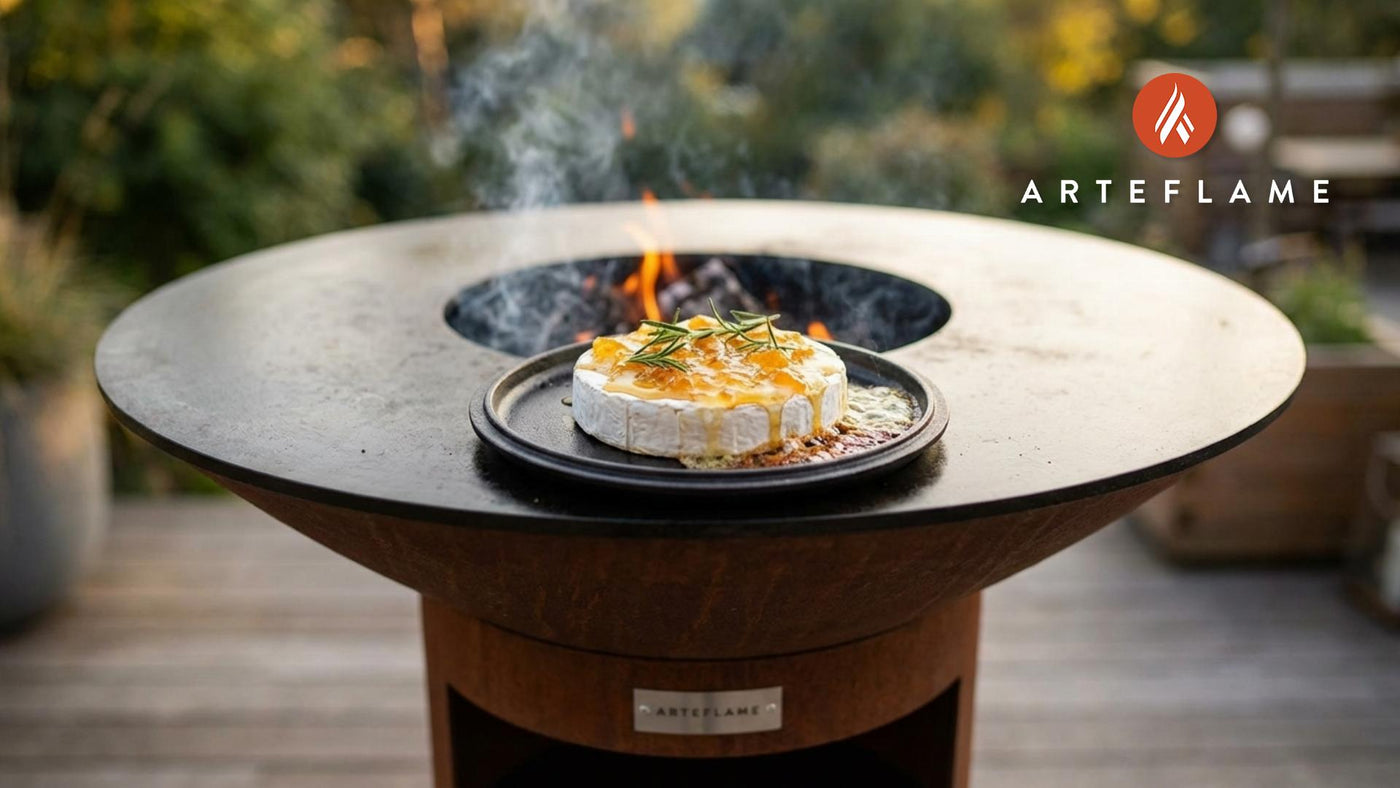 Grilled Brie with Honey and Orange Marmalade