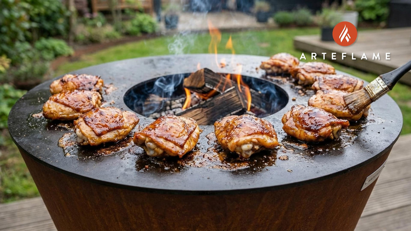 Smoky & Sweet: Indiana Brown Sugar Barbecue Chicken Recipe for Arteflame Grills