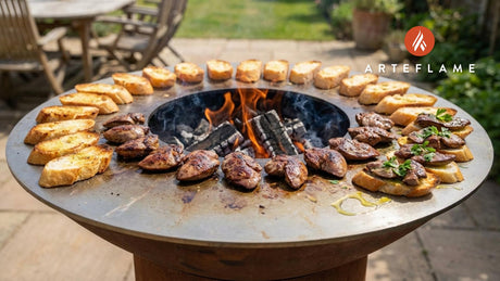 Rustic Spanish Grilled Rabbit Liver Toasts | Arteflame Recipe