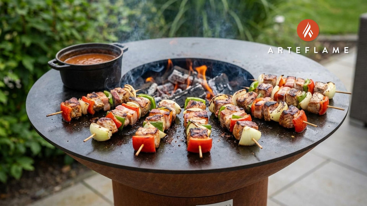 Authentic German Schaschlik: Bavarian Meat Skewers on the Arteflame Grill