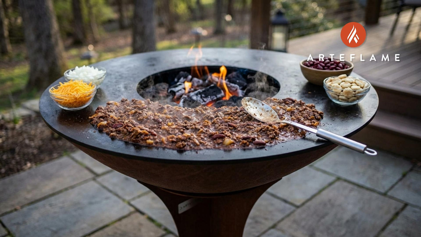 Smoky Cincinnati Chili Con Carne on the Grill