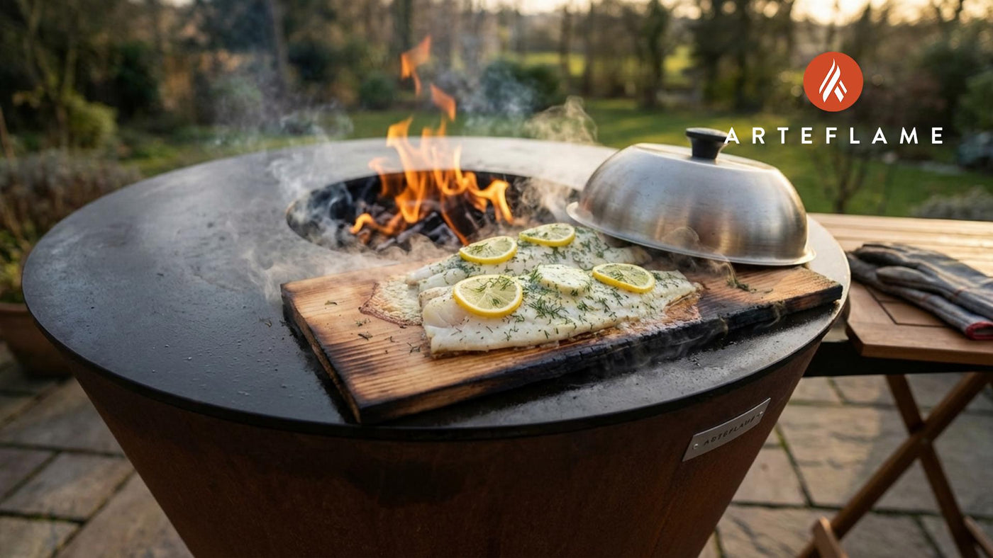 New Hampshire Style Cedar Plank Grilled Haddock