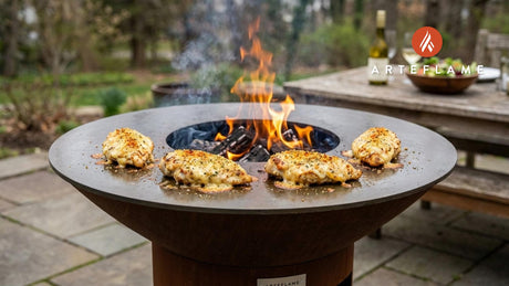 Smoky Swiss Cheese Crusted Alpine Chicken on the Arteflame Grill