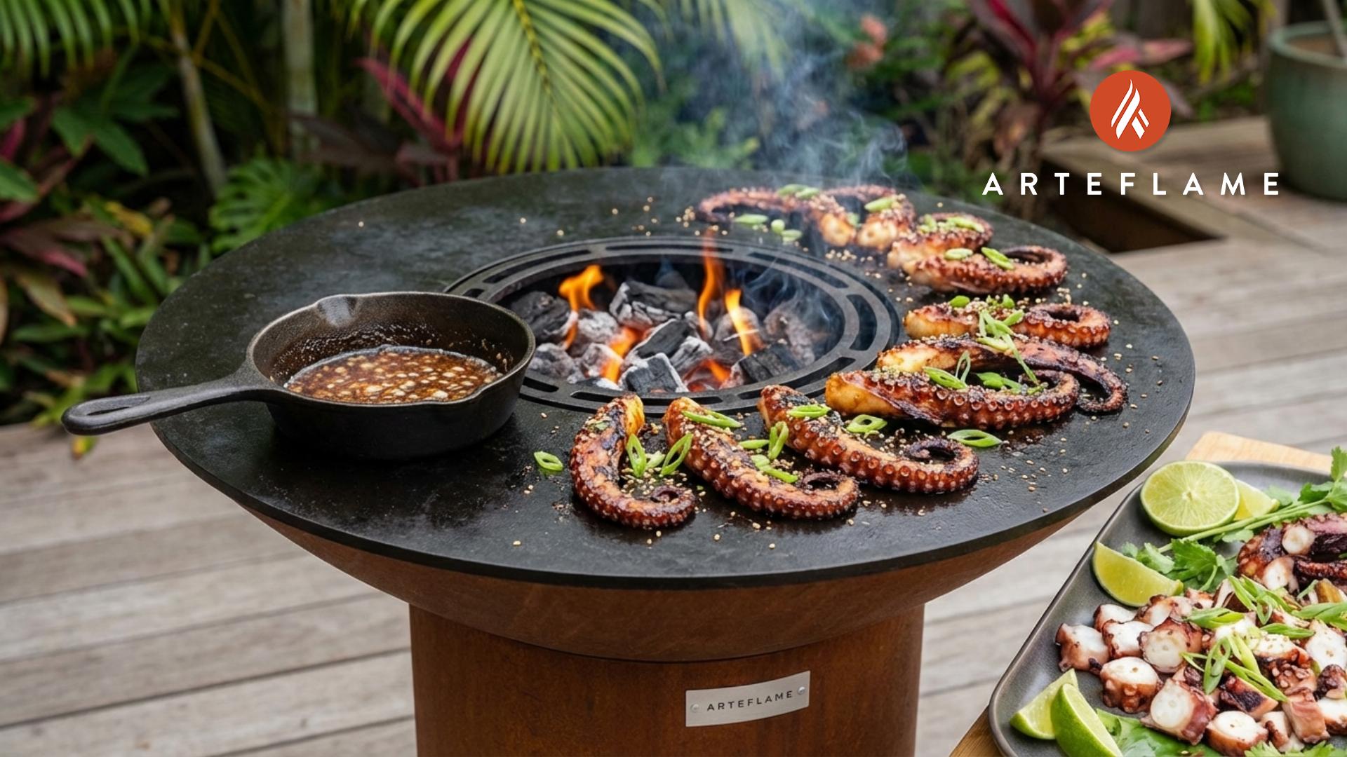 Tender Grilled Tako: Soy Ginger (Hawaiian Style) | Arteflame