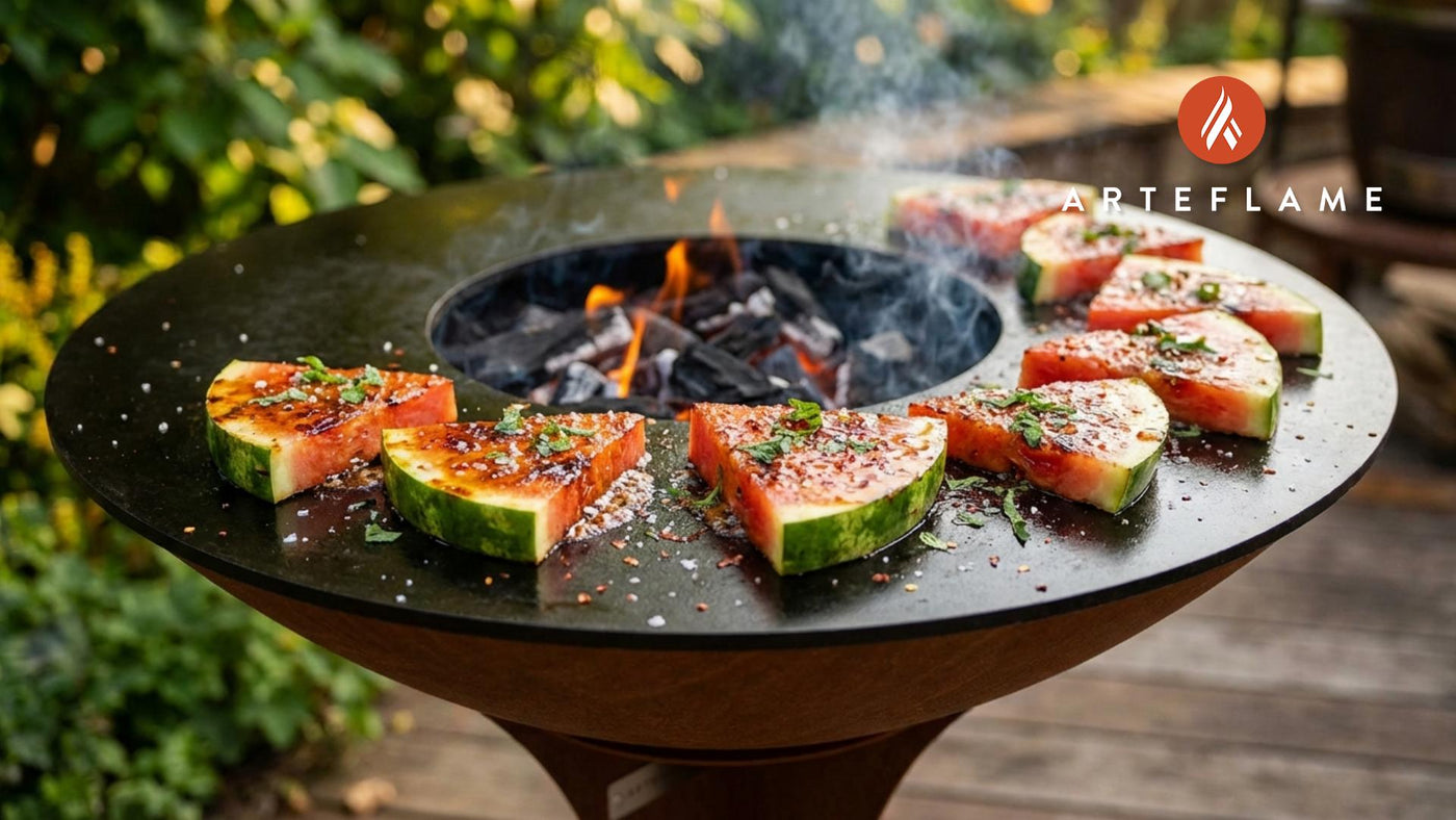 South Carolina Grilled Watermelon with Sweet Sorghum Glaze