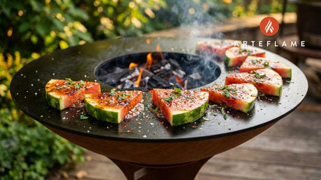 South Carolina Grilled Watermelon with Sweet Sorghum Glaze