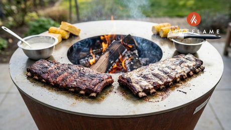 Authentic Alabama Pit BBQ Beef Ribs with White Sauce