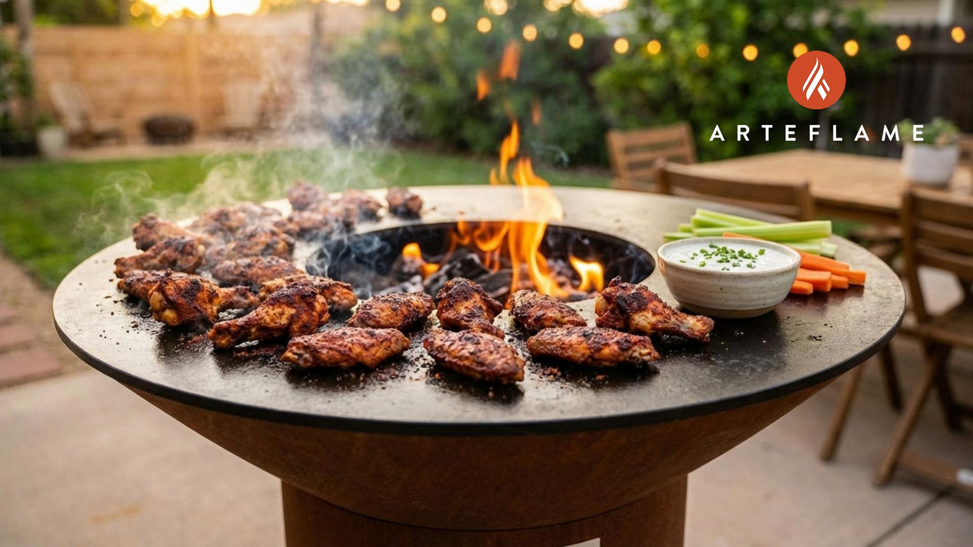 Epic Dry Rub Chicken Wings with Creamy Gorgonzola Dip