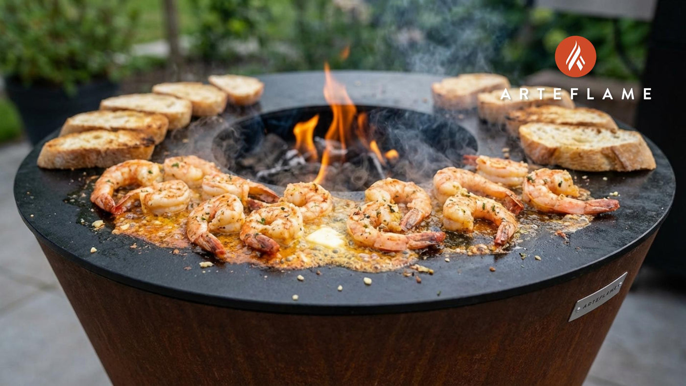 Authentic Portuguese Grilled Shrimp: An Arteflame Feast