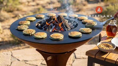 Grilled New Mexico Blue Corn Pancakes: A Southwest Breakfast Classic on the Arteflame