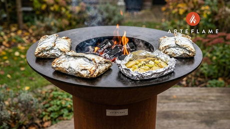 Smoky Belgian Leek and Potato Parcels on the Arteflame Grill