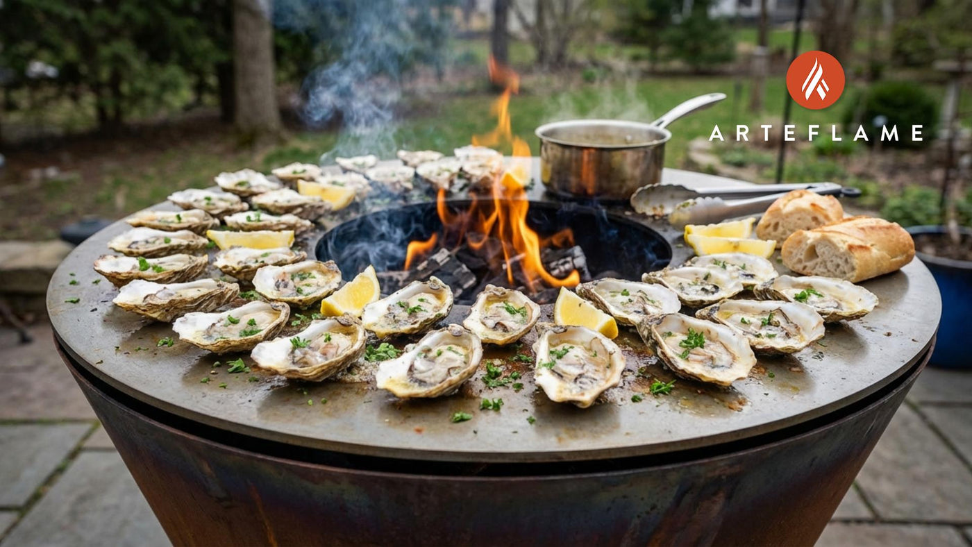 Authentic West Virginia Grilled Oysters with Spicy Garlic Butter