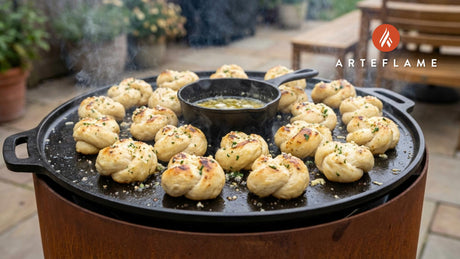 Authentic New York Grilled Garlic Knots on the Arteflame