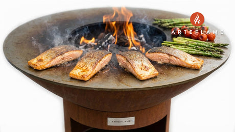 Perfectly Seared Grilled Alaskan Salmon on the Arteflame