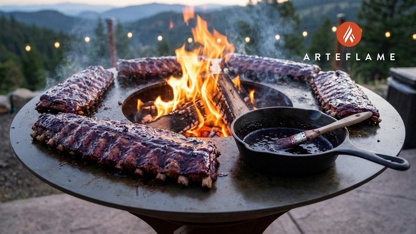 Utah Huckleberry Glazed BBQ Ribs on the Arteflame Grill