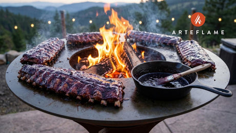 Utah Huckleberry Glazed BBQ Ribs on the Arteflame Grill