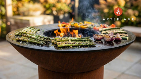 Grilled Asparagus with Oregon White Truffle Oil & Parmesan