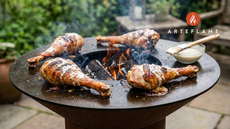 Authentic Alabama Smoked Turkey Legs with Tangy White Sauce