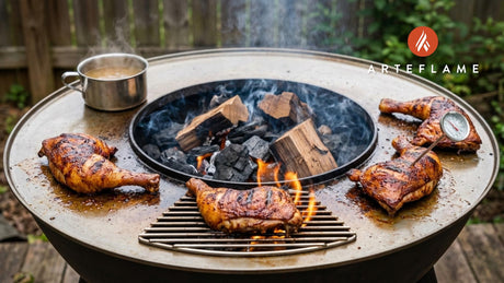 Georgia Pecan Smoked Chicken Quarters Recipe for Arteflame Grills