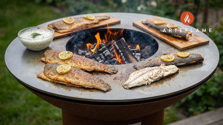 Wood-Fired Canadian Smoked Trout with Zesty Dill Cream