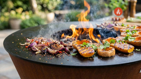 Grilled Butternut Squash with Spicy Charred Onions
